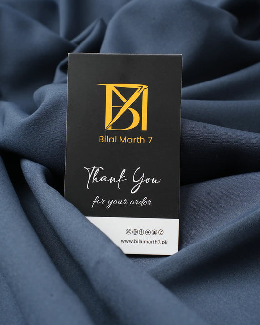 Silk Cotton (Navy Blue) Bilal Marth 7