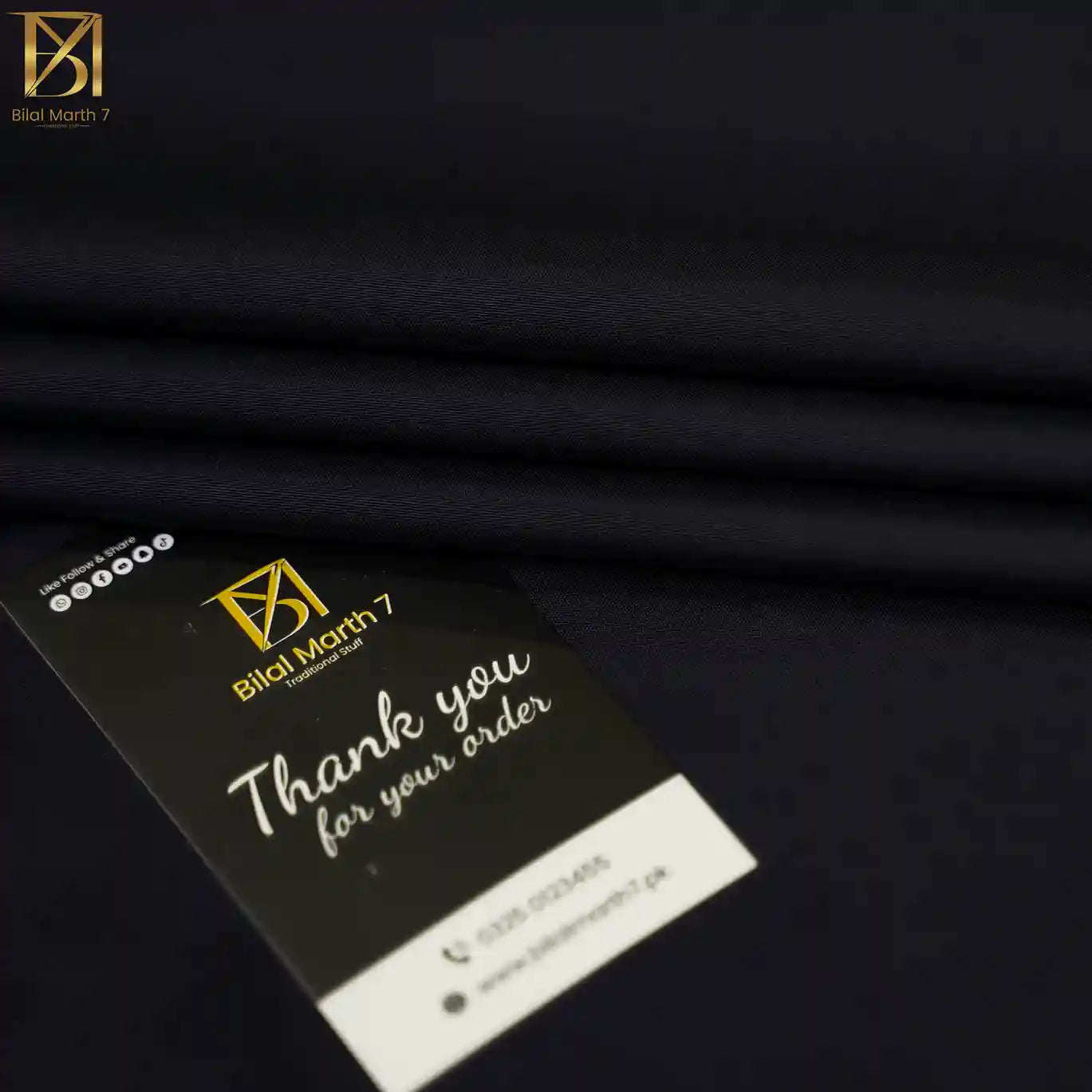 High-quality wash and wear fabric for men by Bm7