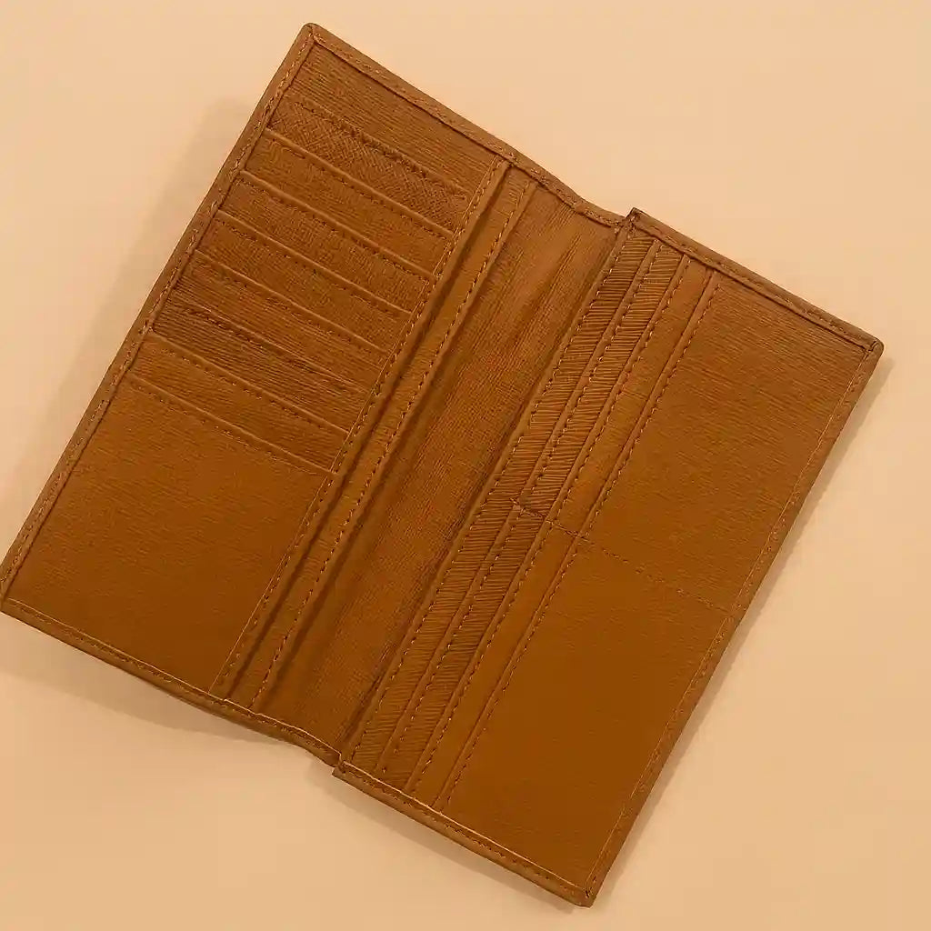 Luxury Brown Leather Wallet for Men by BM7