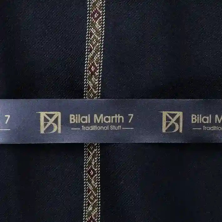 Luxury black shawl for men by BM7