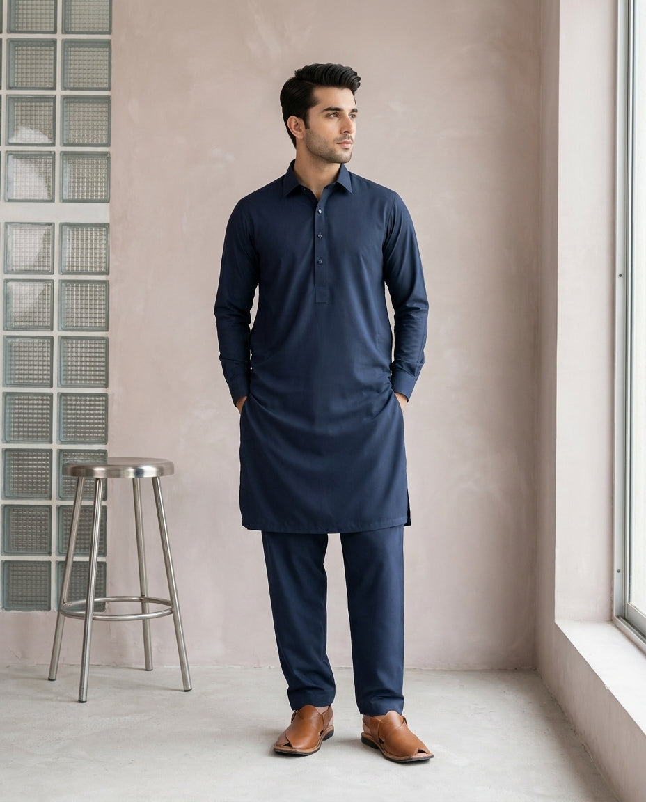 Prisma Cotton by BM7 (Navy Blue) Bilal Marth 7