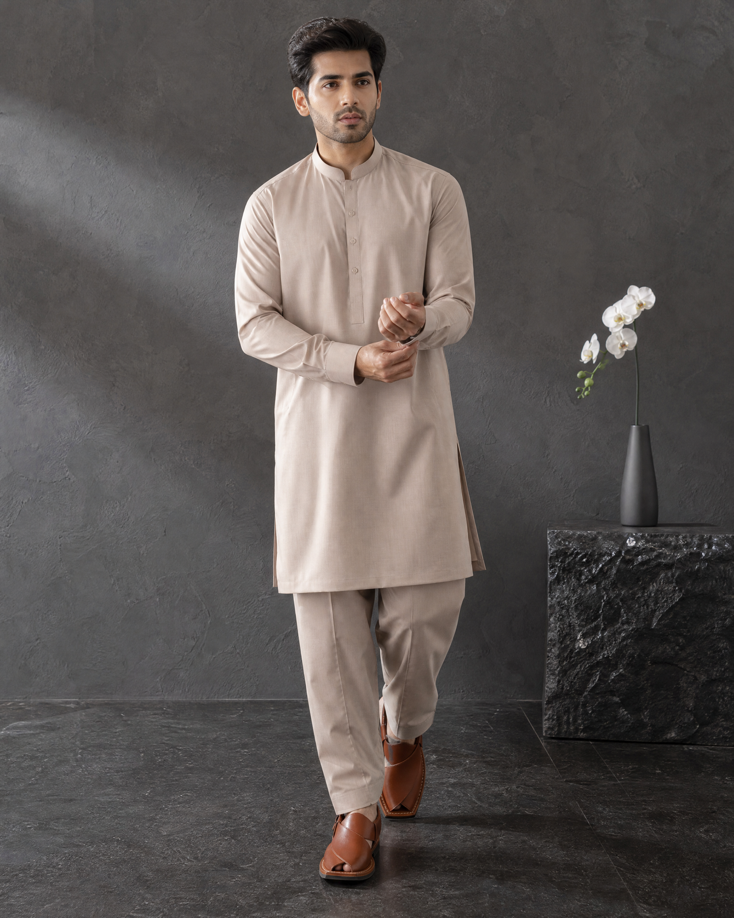 Elegant Cotton by BM7 (Cream Beige) Bilal Marth 7