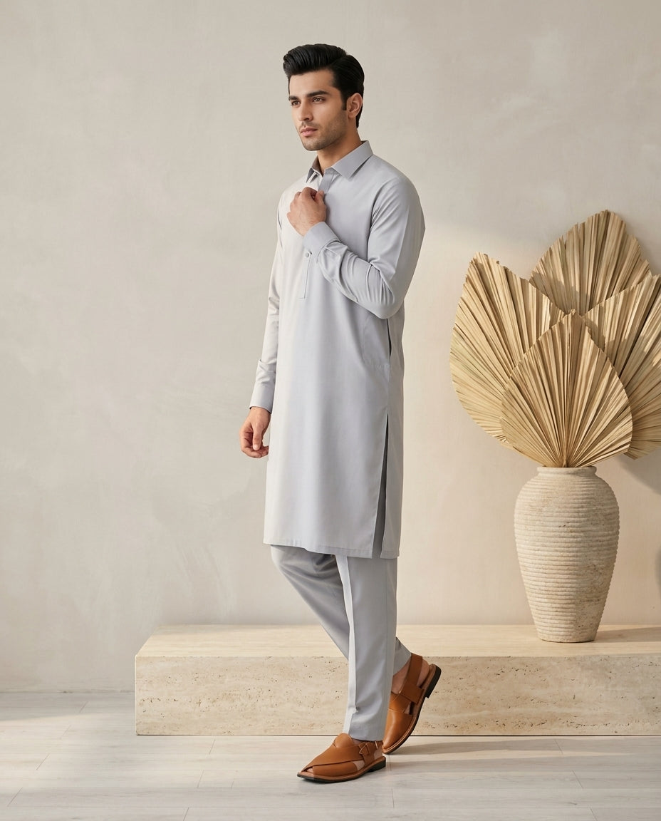 Platinum Cotton by BM7 (Light Gray) Bilal Marth 7