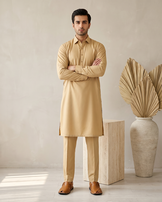 Platinum Beige Cotton Bilal Marth 7