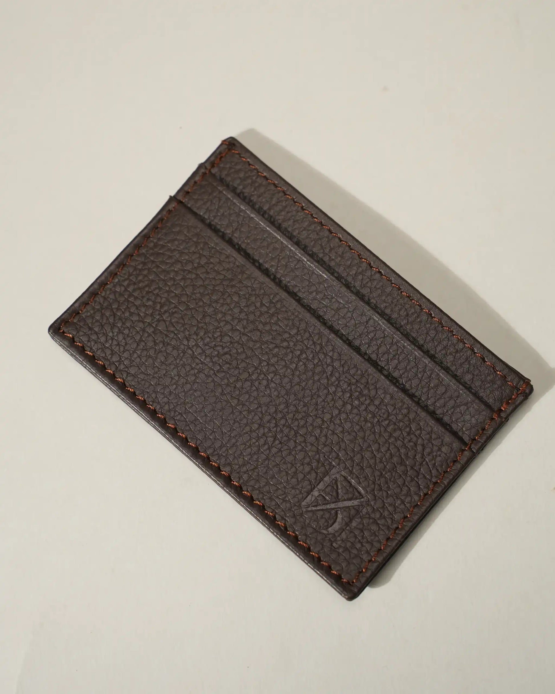 Walnut Premium Dark Brown Leather Card Holder Bilal Marth 7