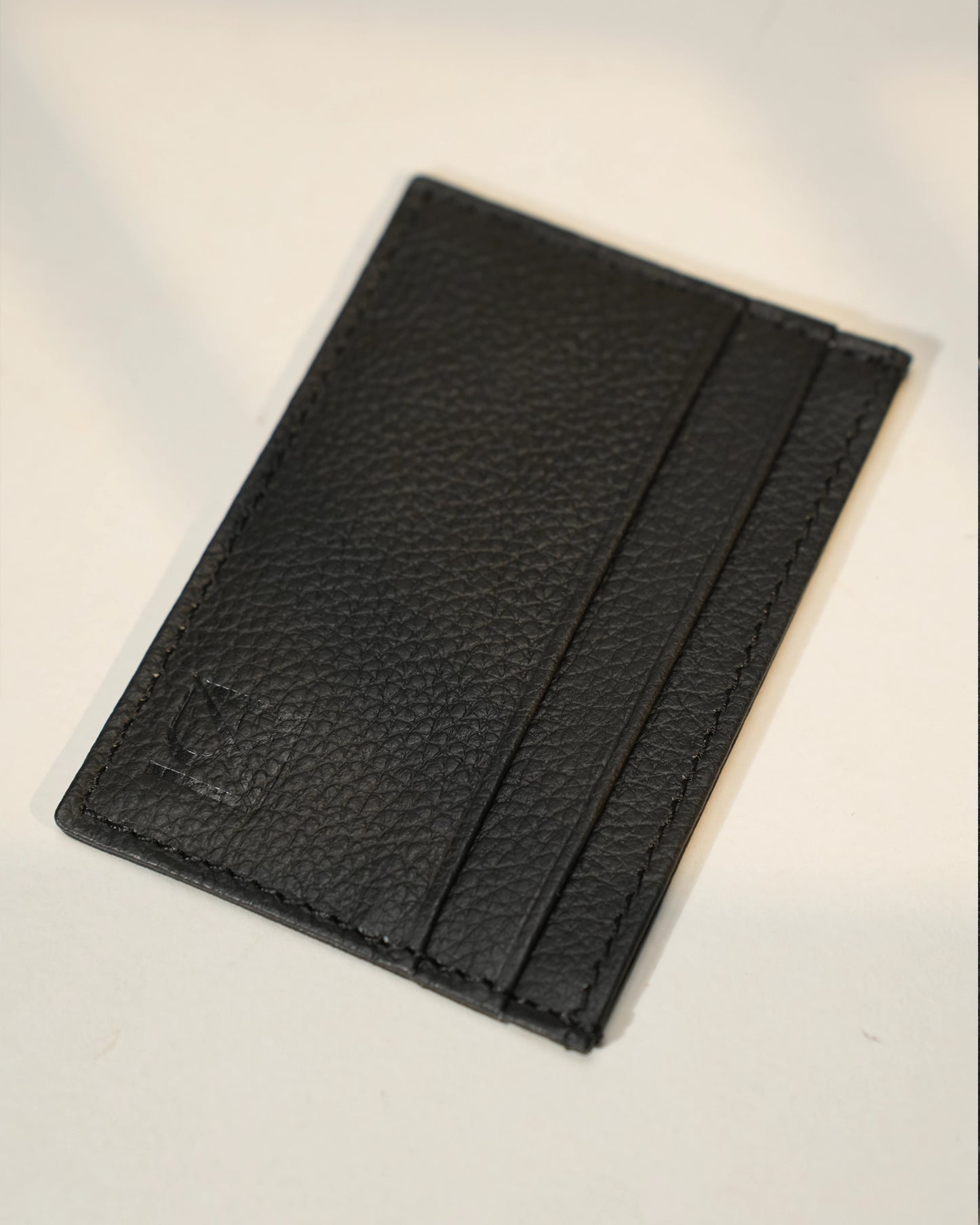 Walnut Premium Black Leather Card Holder Bilal Marth 7