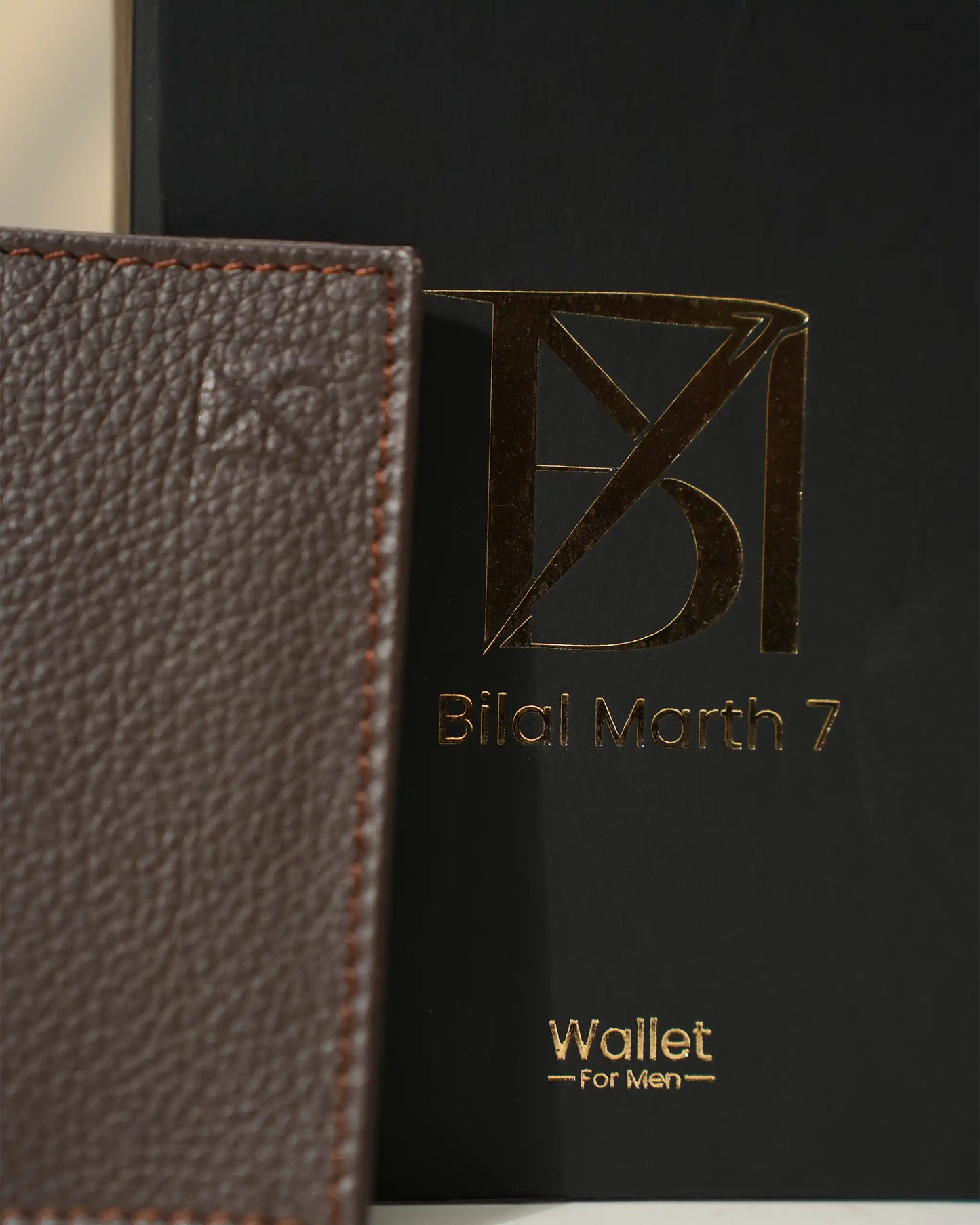 Walnut Premium Dark Brown Leather Card Holder Bilal Marth 7