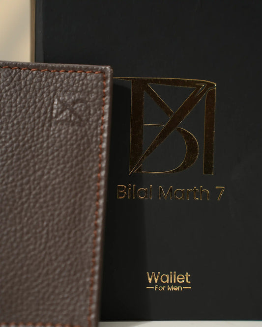 Walnut Premium Dark Brown Leather Card Holder Bilal Marth 7