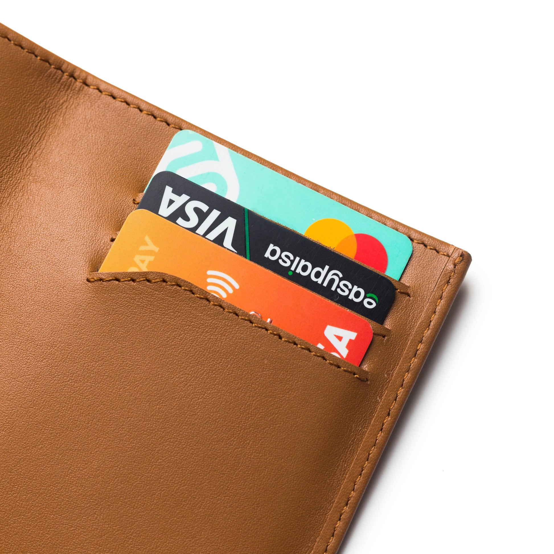 Multiple Card Slots & Cash Pocket Brown Wallet by BM7