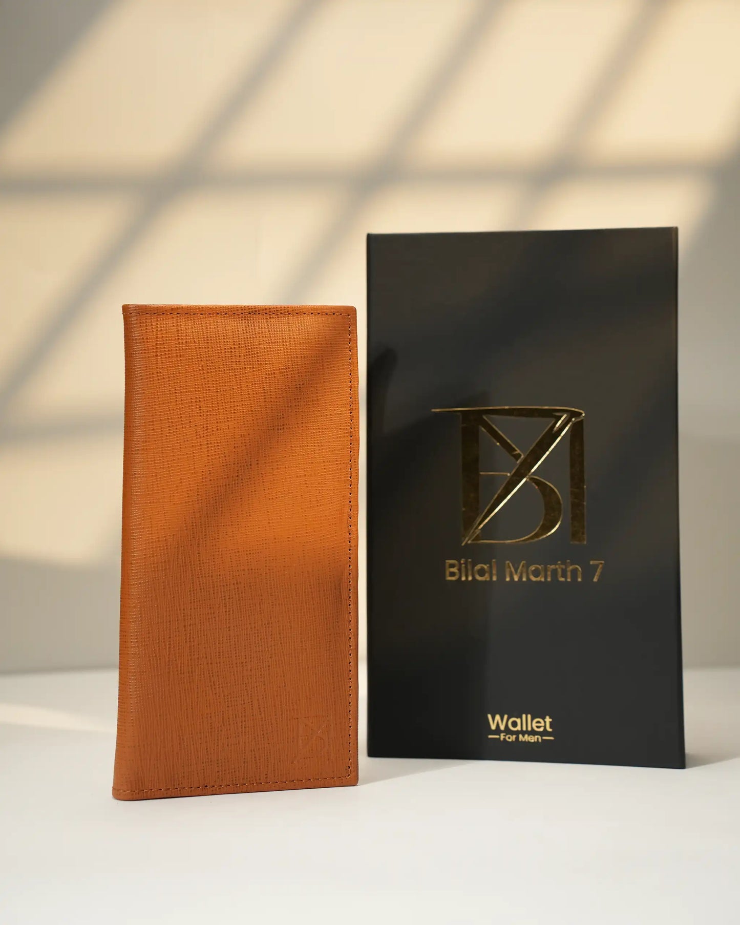 Matter   Brown   Leather   Long   Size   Wallet   for   Men   by   BM7 Bilal Marth 7