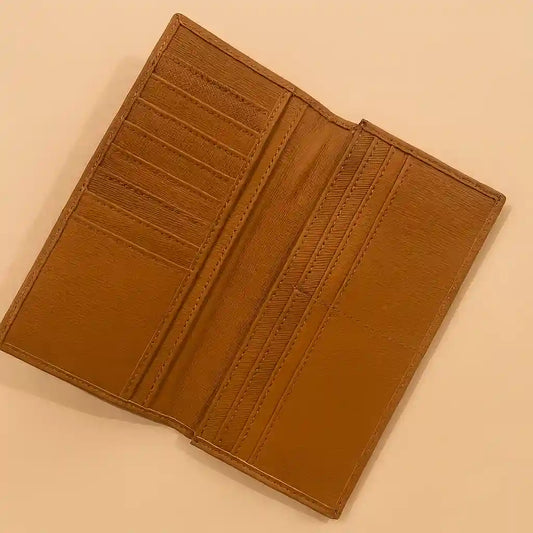 Luxury Brown Leather Wallet for Men by BM7