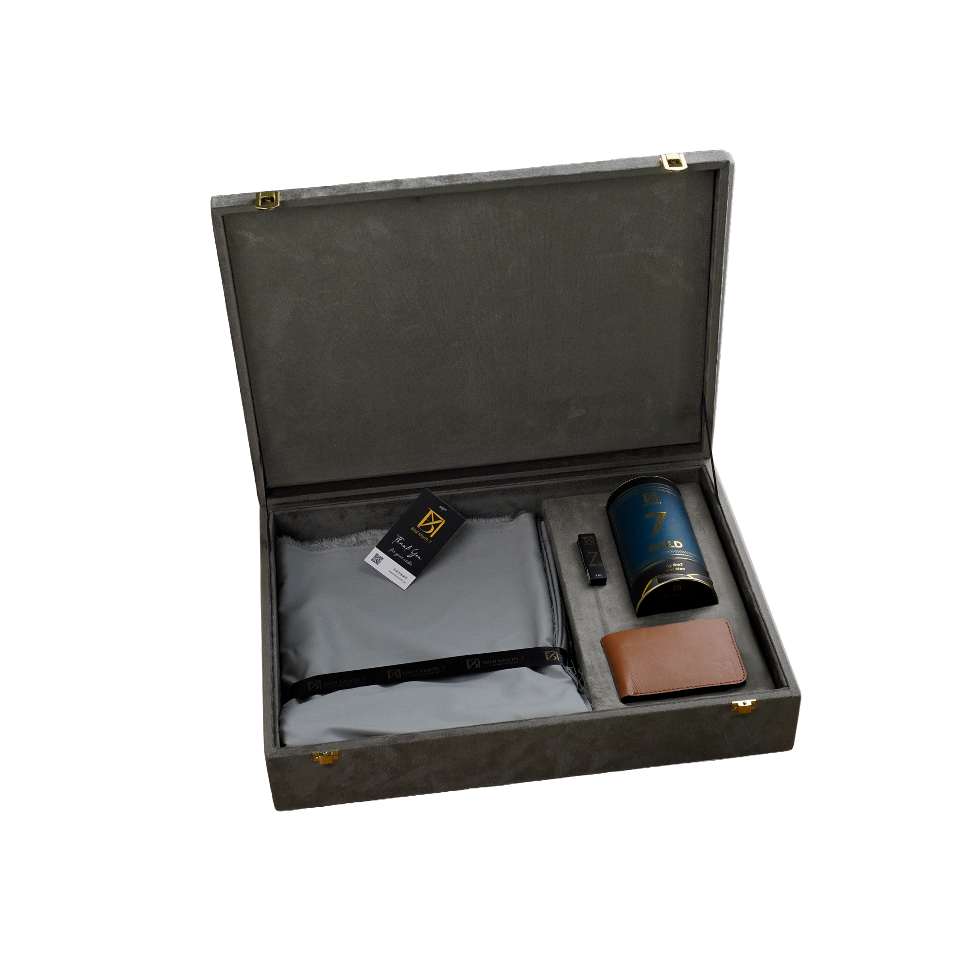 Luxury Gift Box By BM7 (light Pearl Grey)