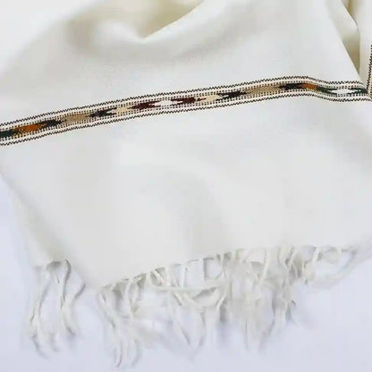 Luxury off-white shawl for men by BM7