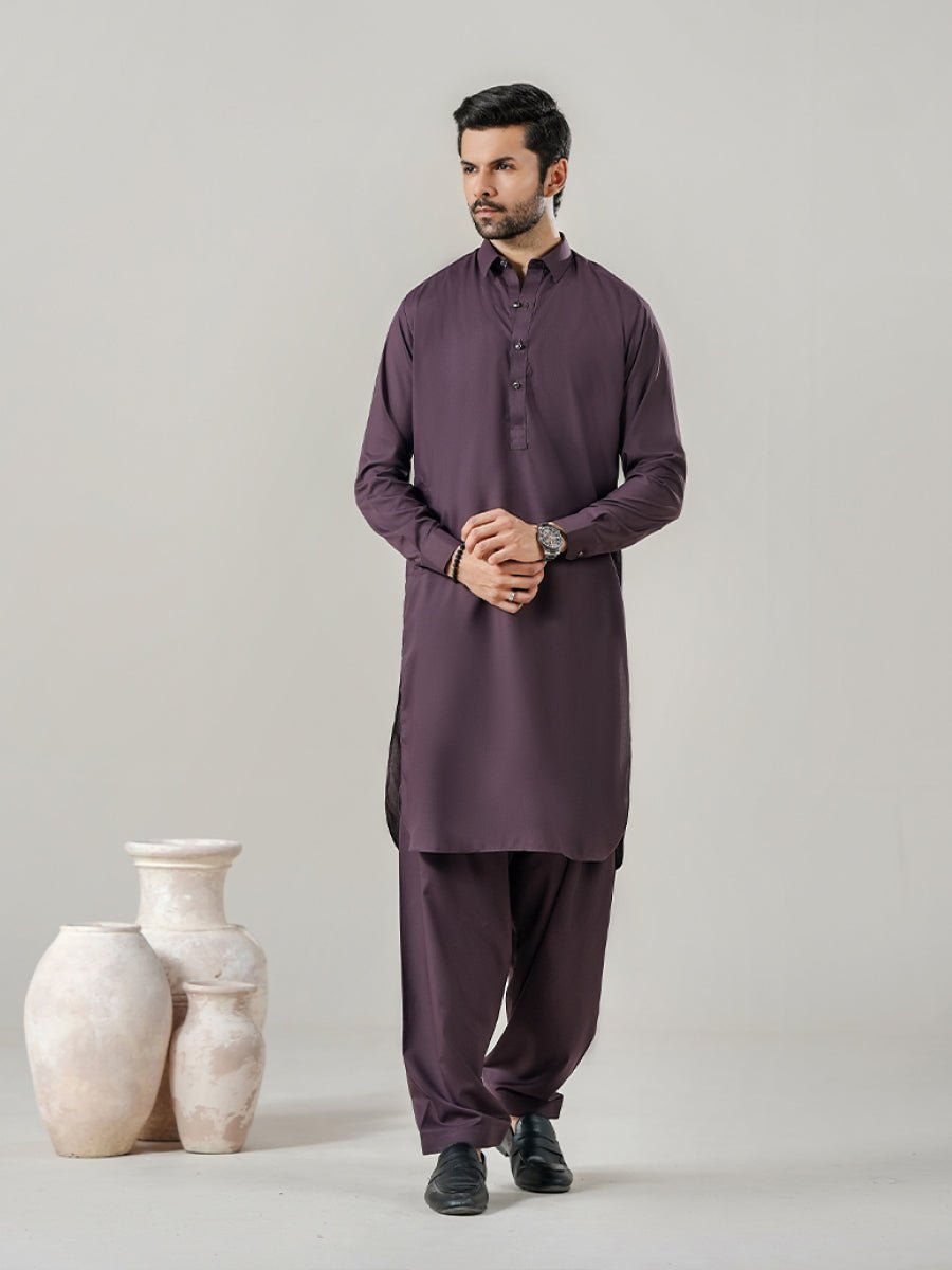 Dark Plum Treasure Wrinkle Free - Bilal Marth 7