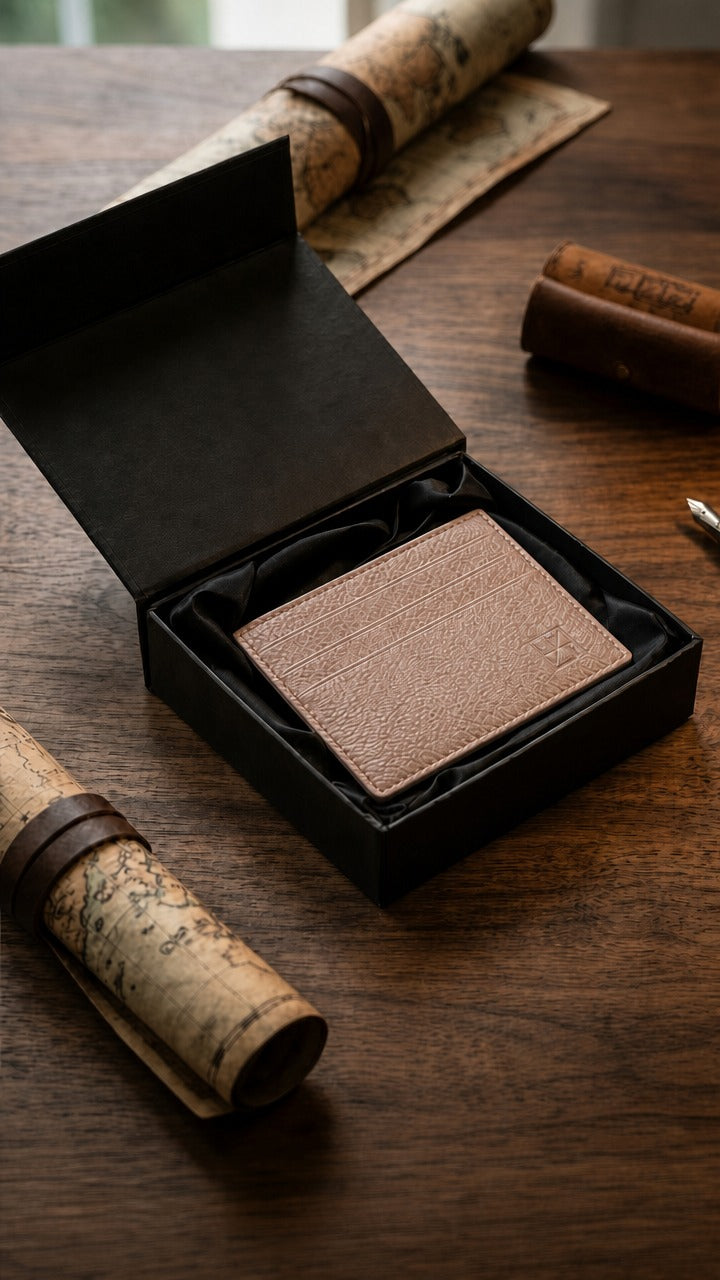 Walnut Premium Dark Brown Leather Card Holder Bilal Marth 7