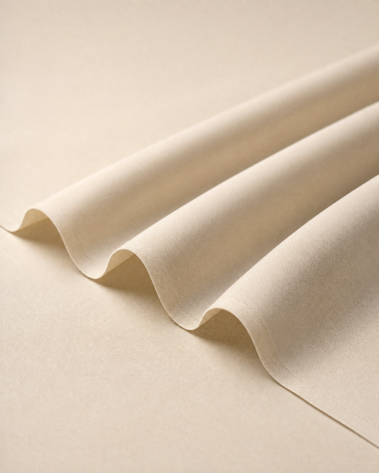 Cream Beige Cotton by BM7 Bilal Marth 7