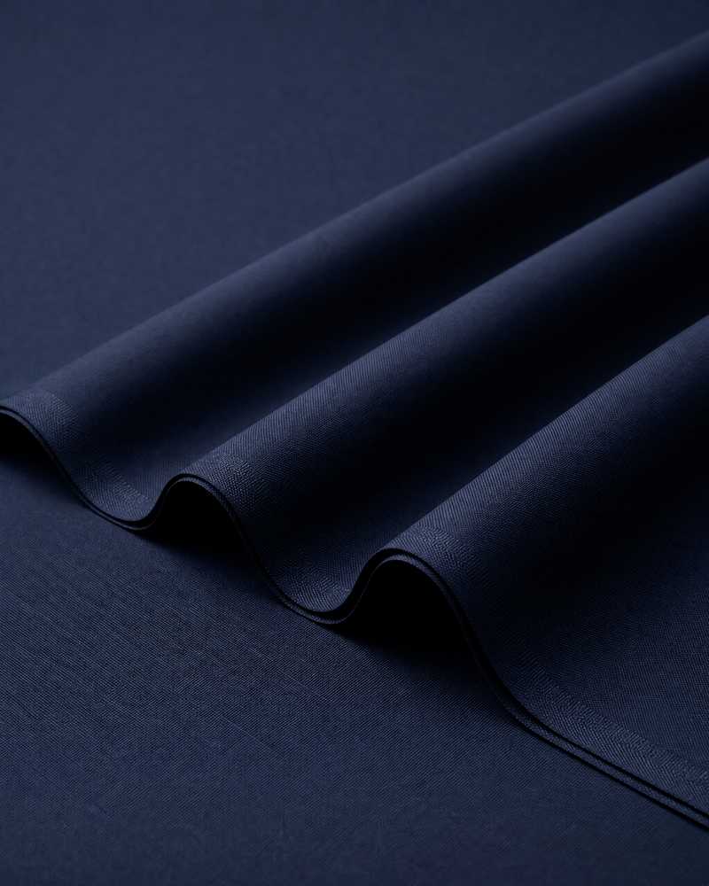 Blue Mint Cotton by BM7 (Navy Blue)