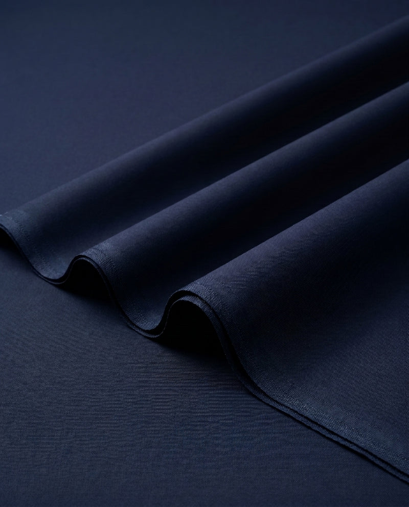Navy blue Silk Cotton