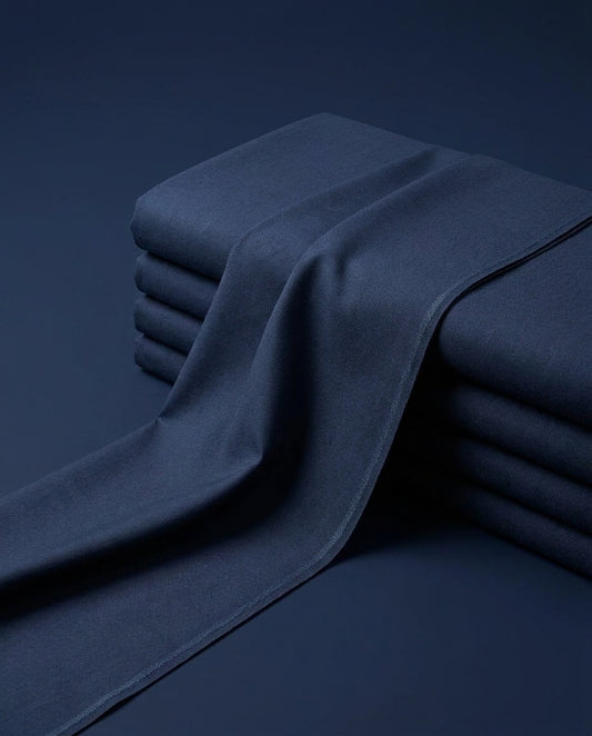 Navy blue Silk Cotton Bilal Marth 7