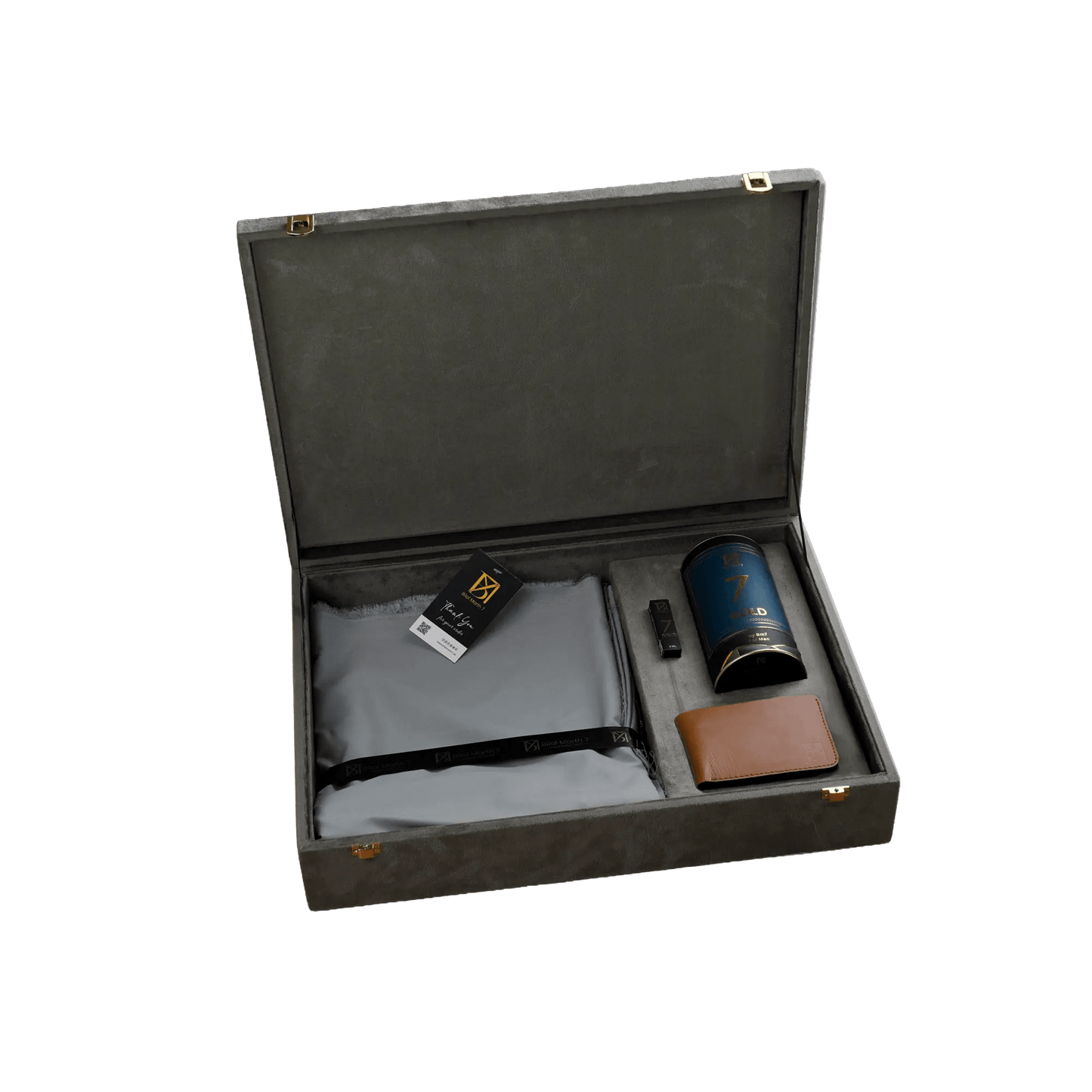 Luxury Gift Box By BM7 (light Pearl Grey) - Bilal Marth 7