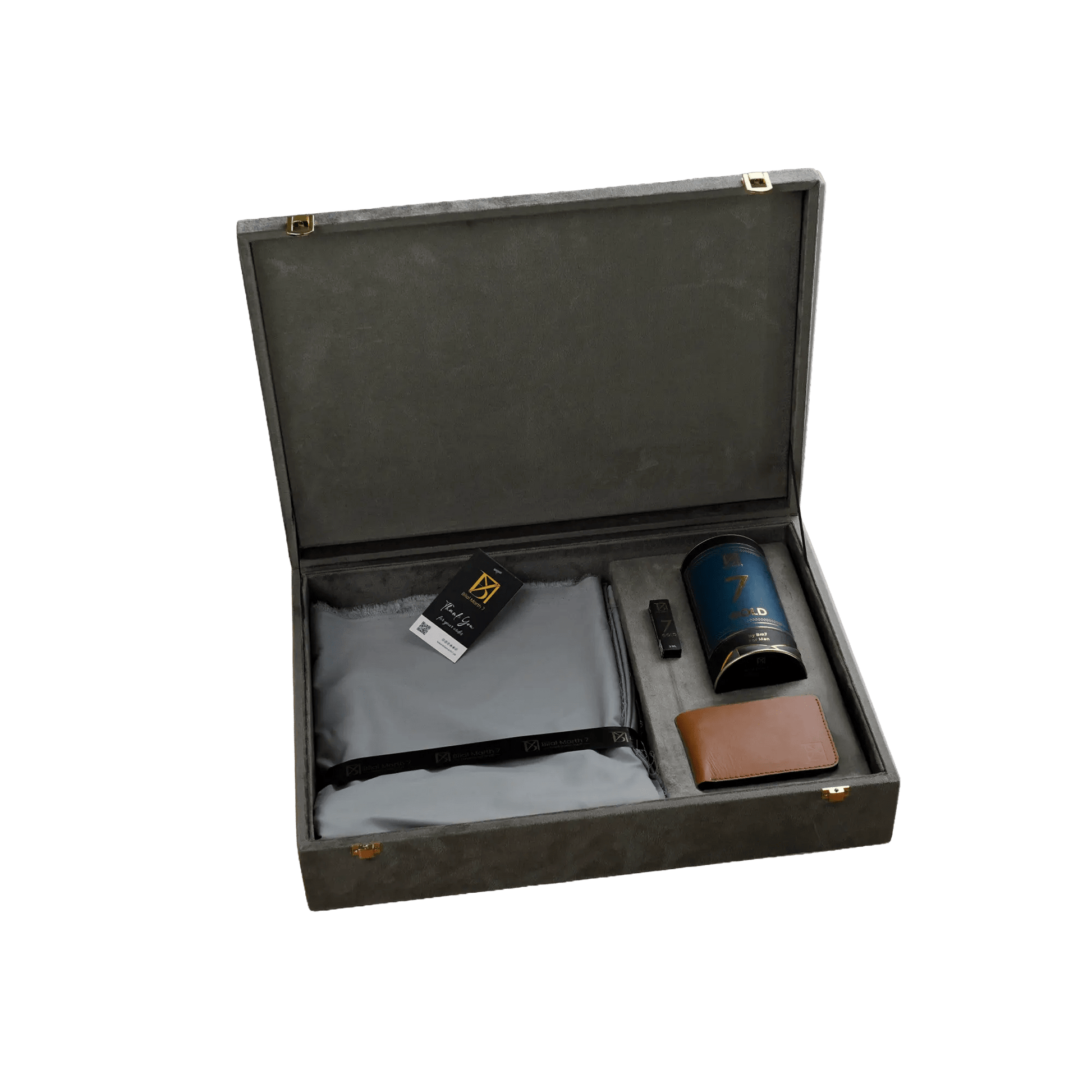 Luxury Gift Box By BM7 (light Pearl Grey) - Bilal Marth 7