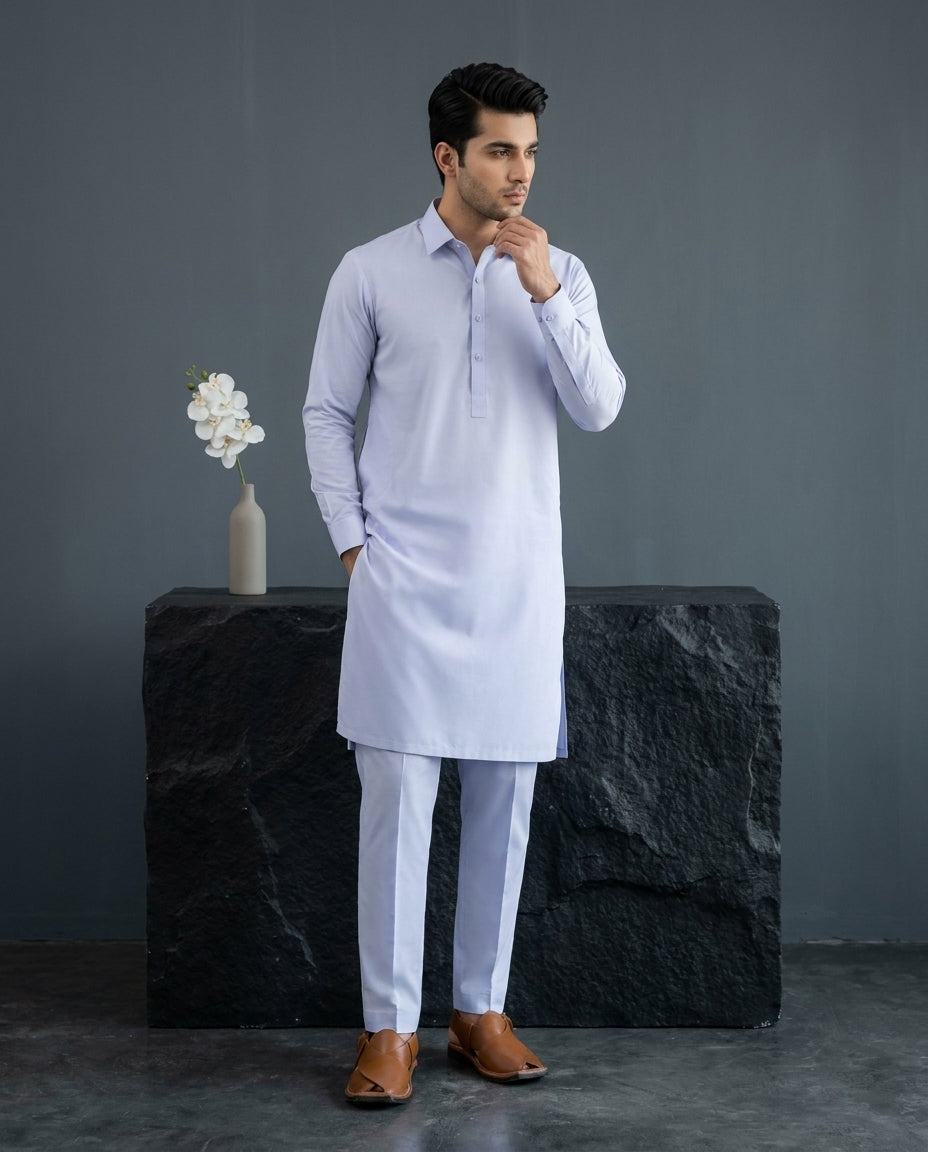 Elegant Cotton by BM7 (Sky Blue) Bilal Marth 7