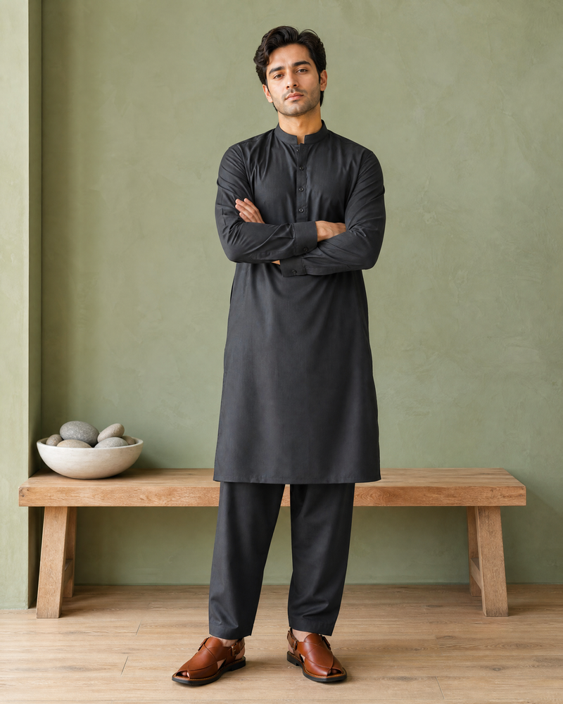 Blue Mint Cotton by BM7 (Black)