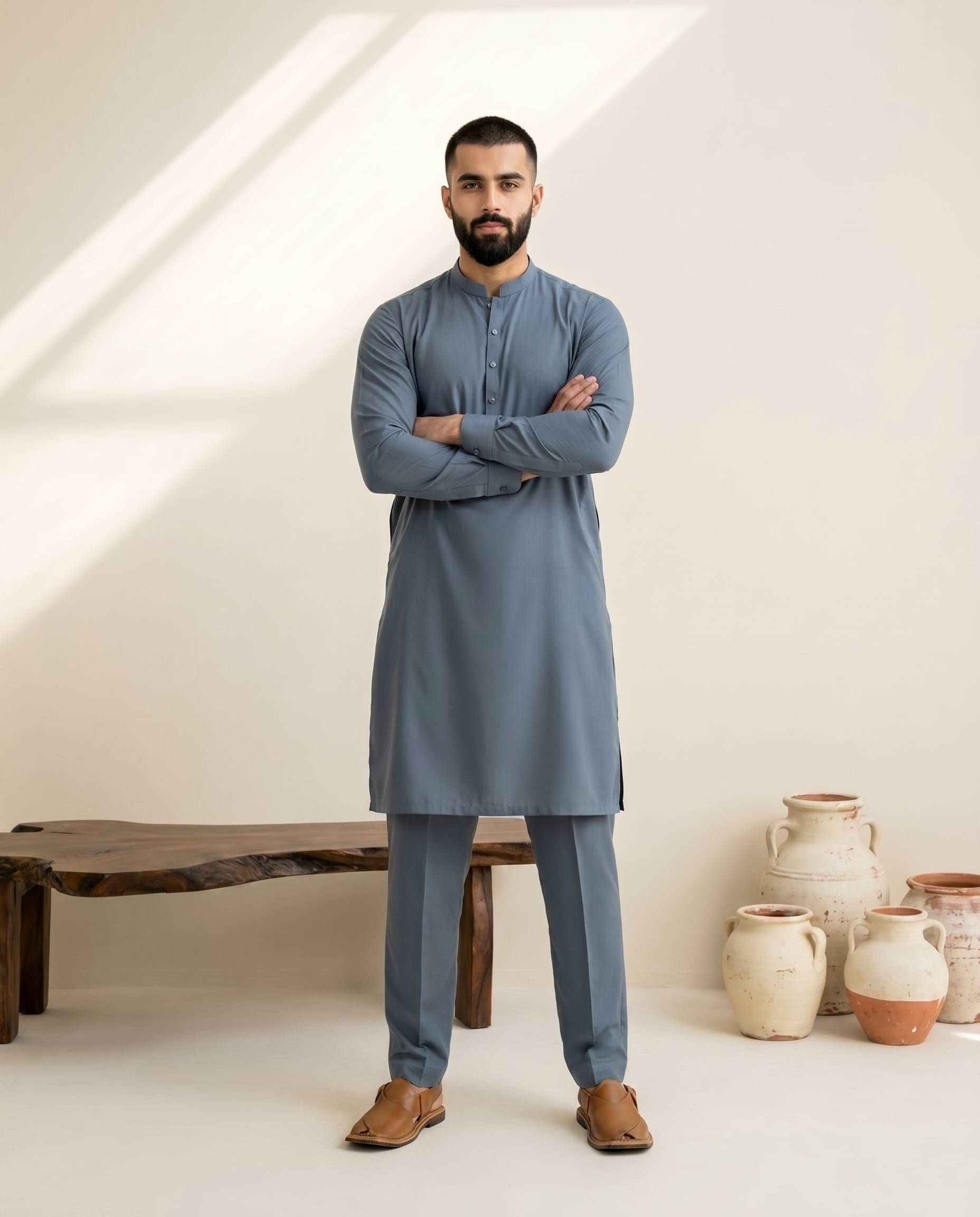 Divine Wash &  Wear  by BM7 (Blue Gray) Bilal Marth 7