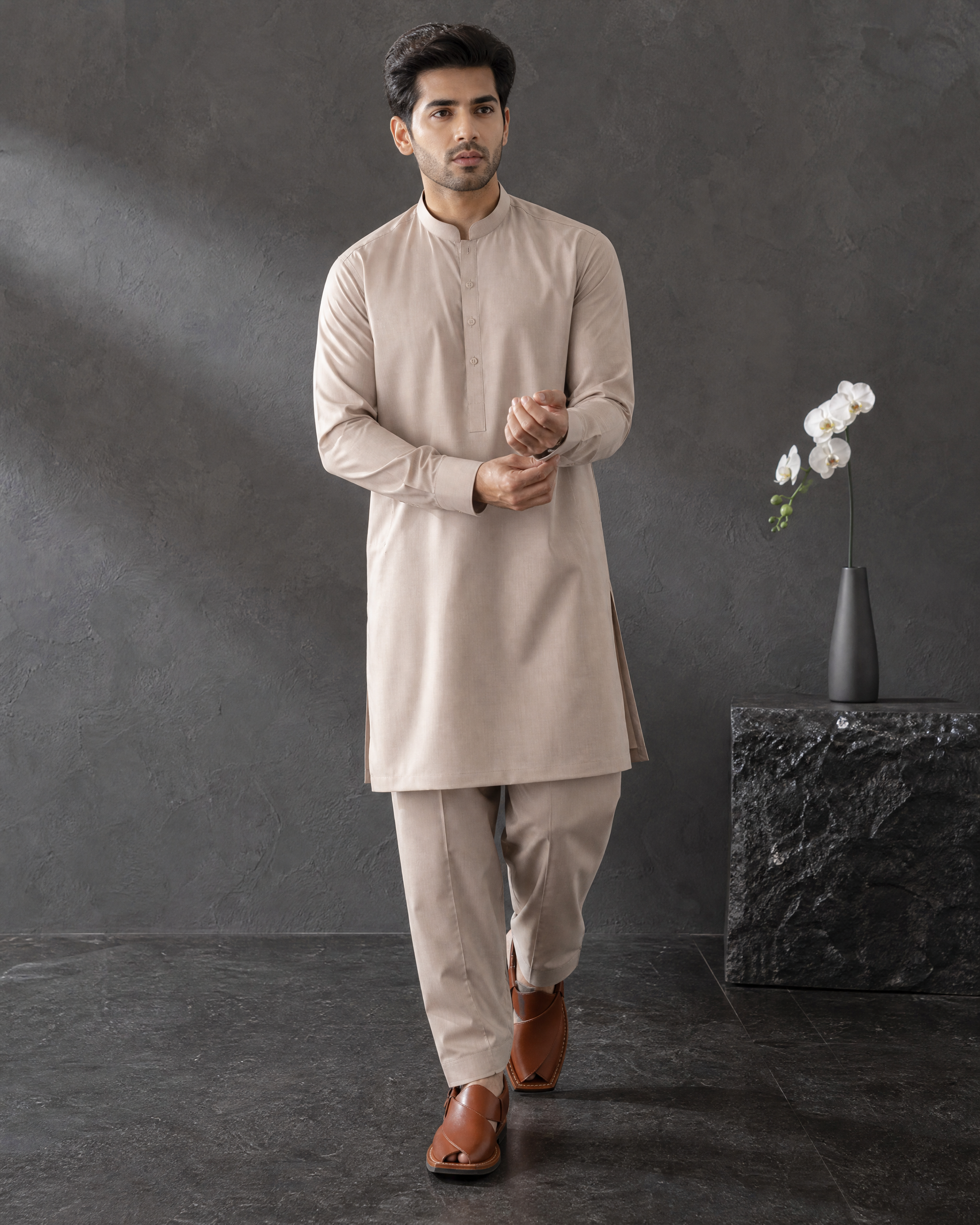 Elegant Cotton by BM7 (Cream Beige) Bilal Marth 7