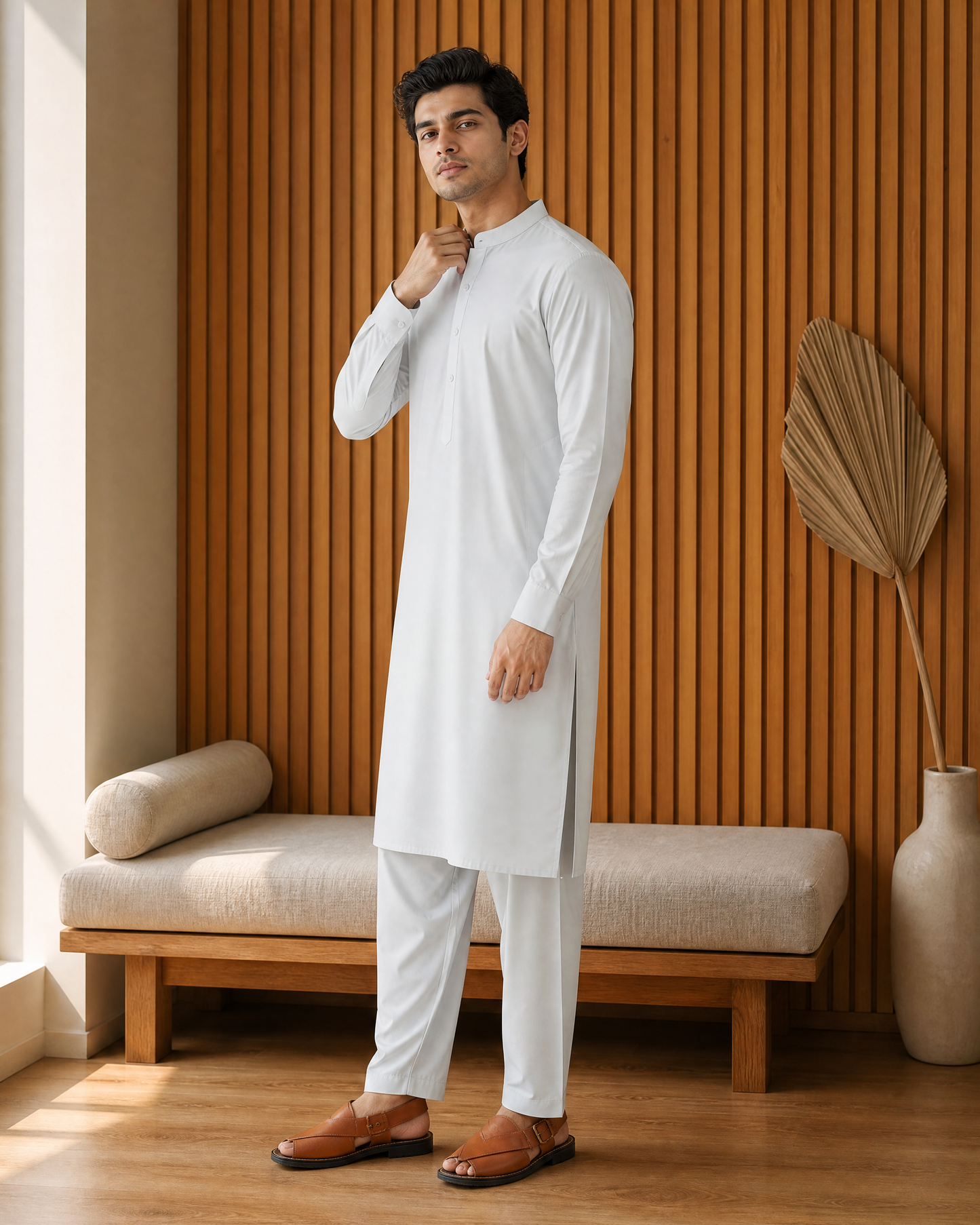 Four Seasons Wash & Wear (Off White) Bilal Marth 7