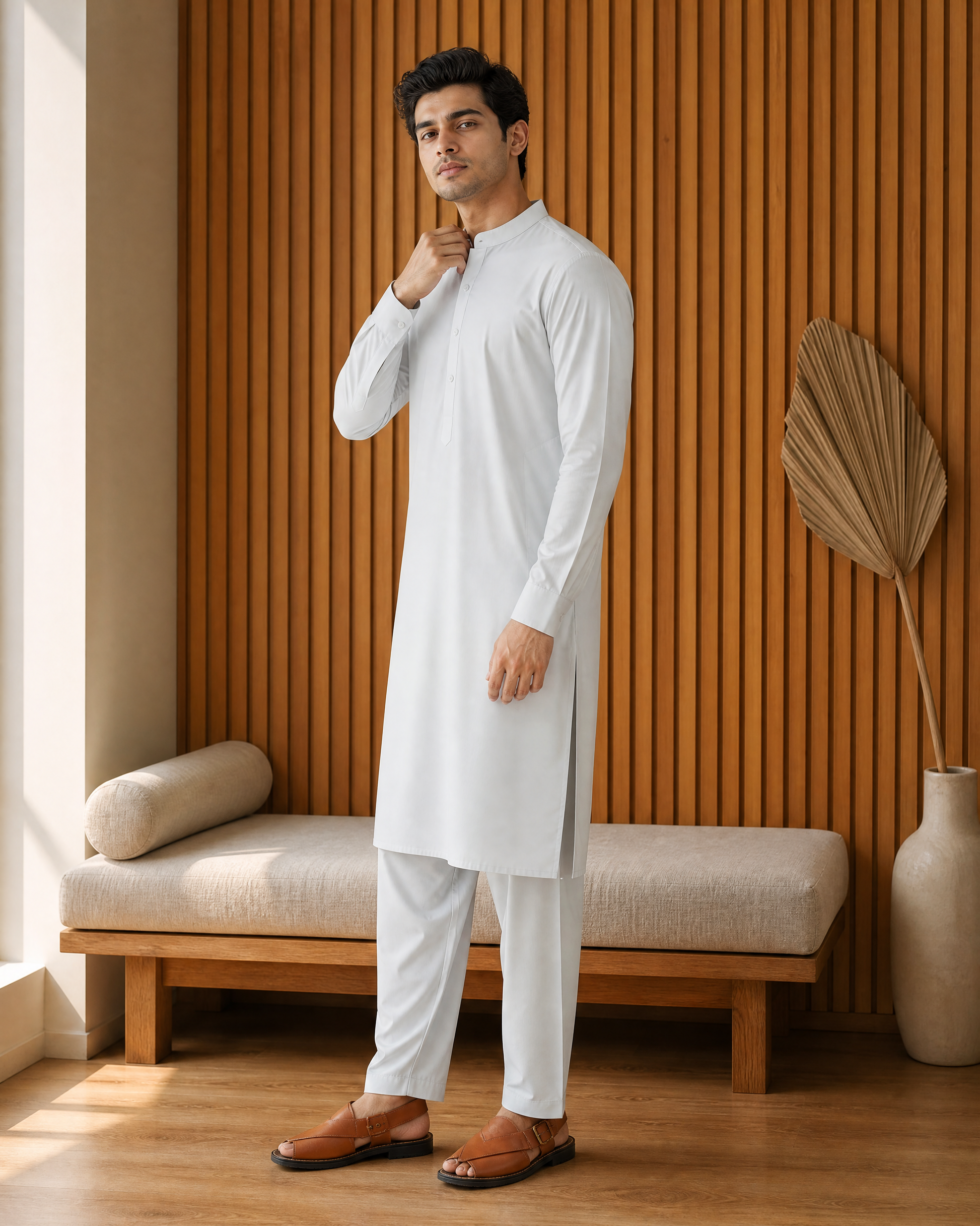 Four Seasons Wash & Wear (Off White) Bilal Marth 7
