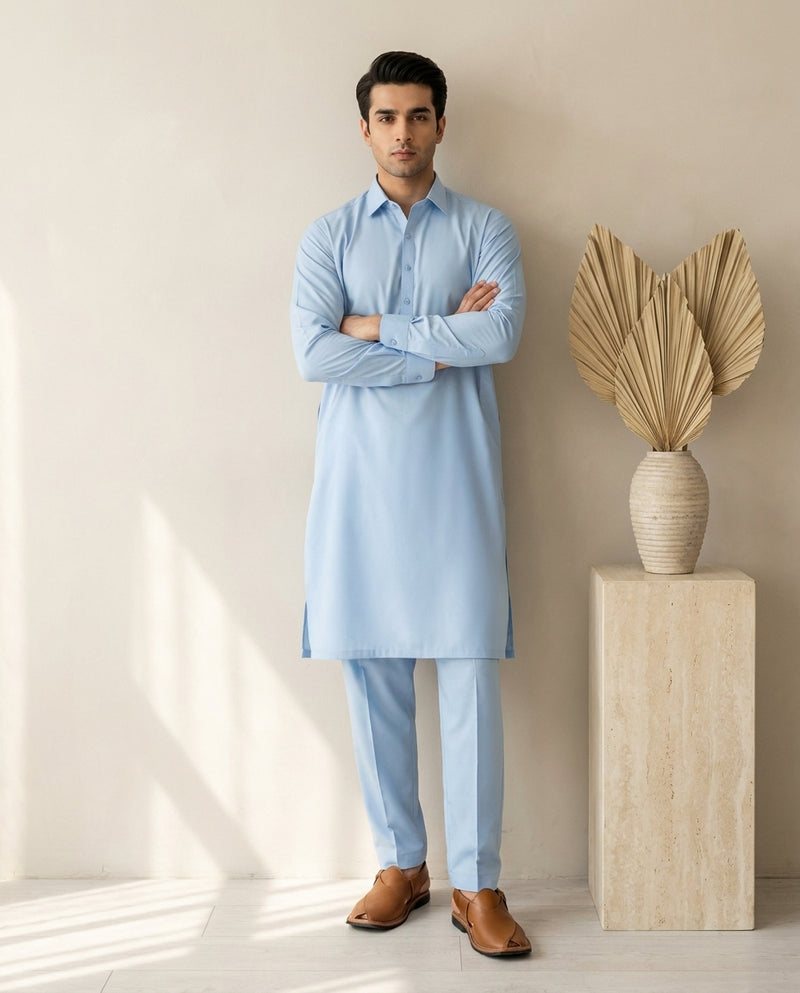 Platinum Cotton by BM7 (Sky Blue)