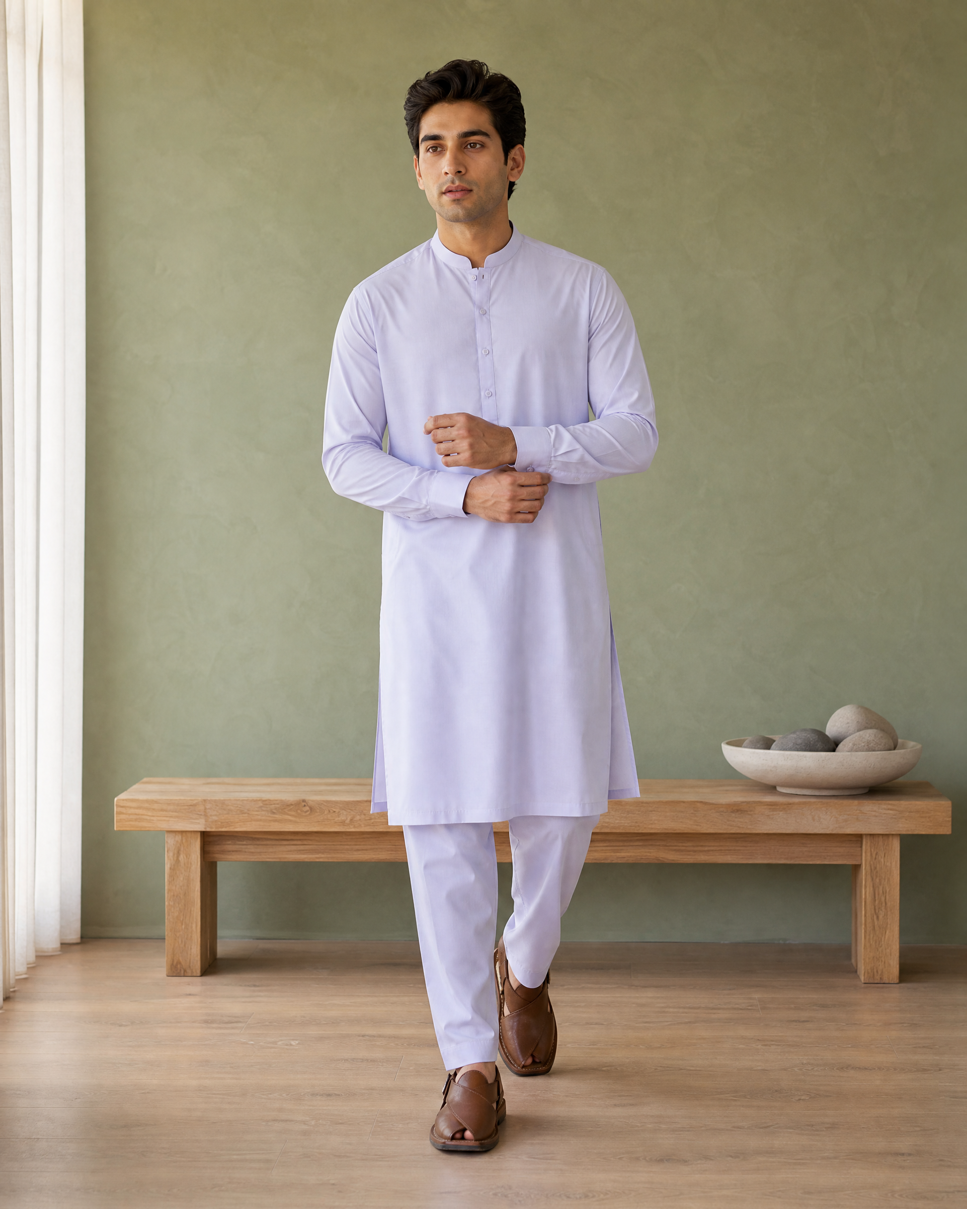 Blue Mint Cotton by BM7 (white) Bilal Marth 7
