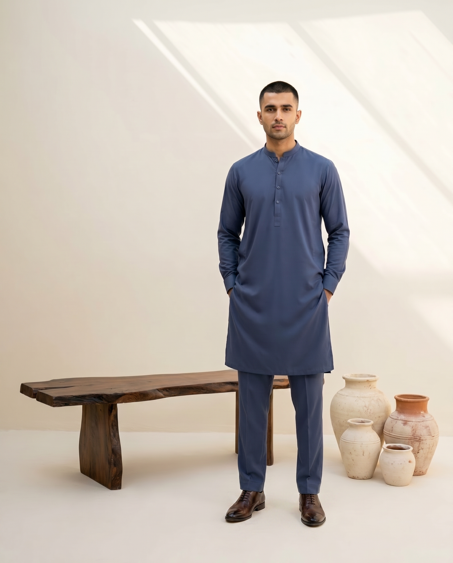 Divine Wash & Wear by BM7 (Dark Blue White) Bilal Marth 7