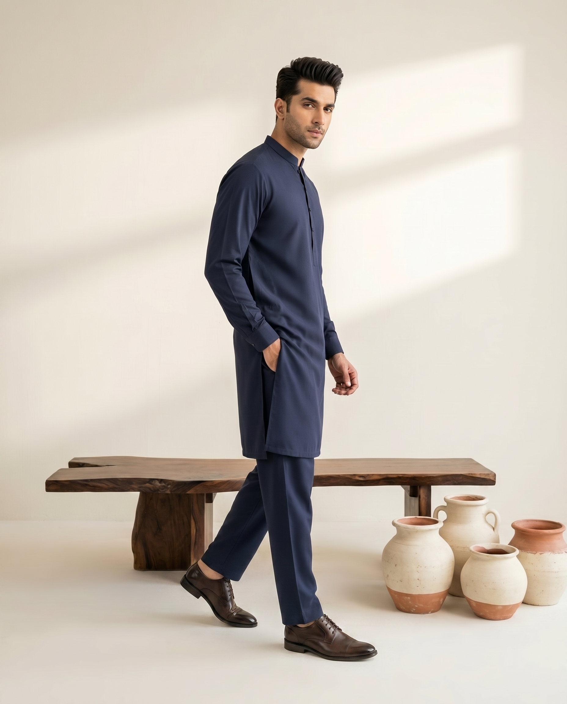 Four Seasons Wash & Wear (Dark Blue) Bilal Marth 7