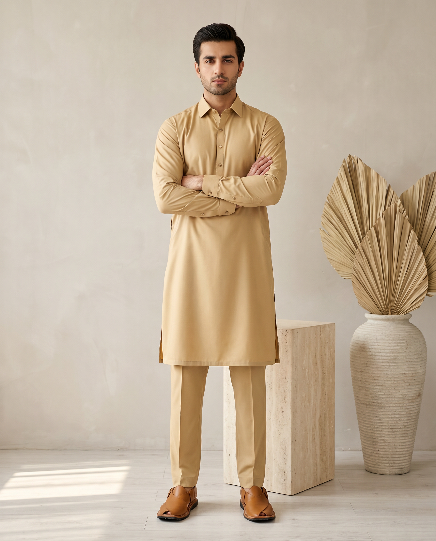 Platinum Beige Cotton Bilal Marth 7