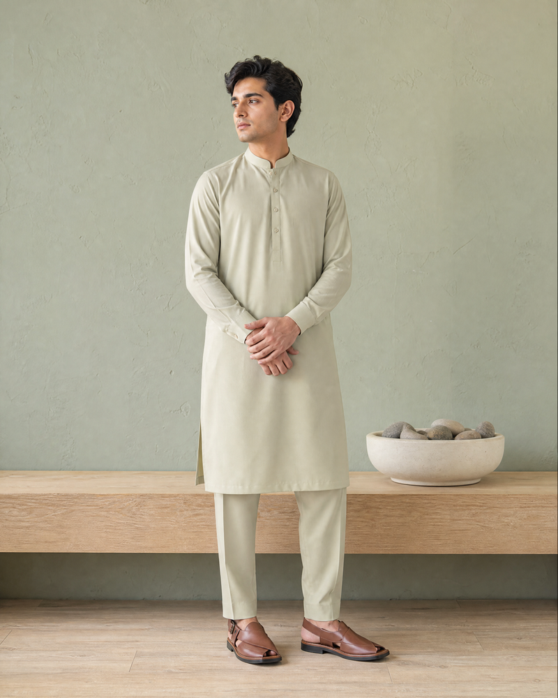 Blue Mint Cotton by BM7 (Light Sage Green)