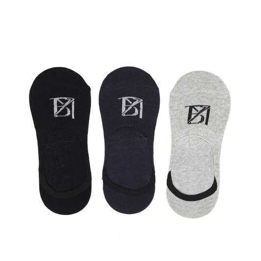 Premium Invisible Socks - Pack of 3 â€” flat